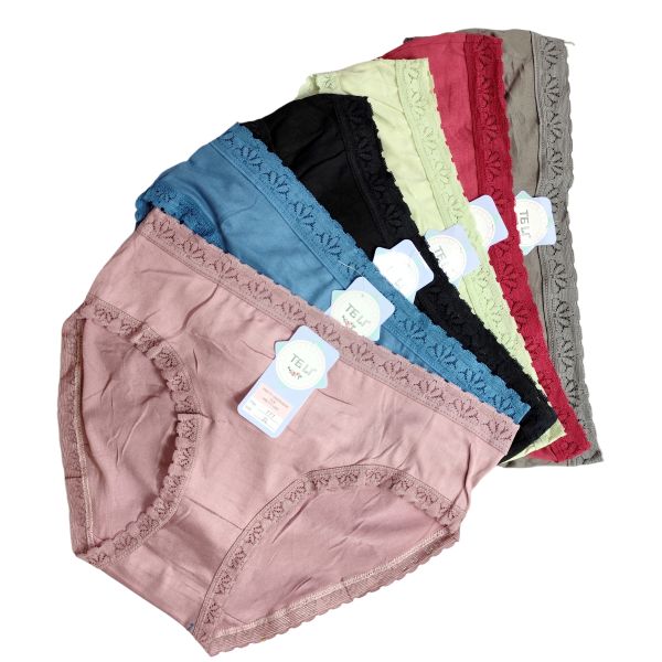 66rb_Celana dalam teli renda (L 66, XL 68, XXL 71)